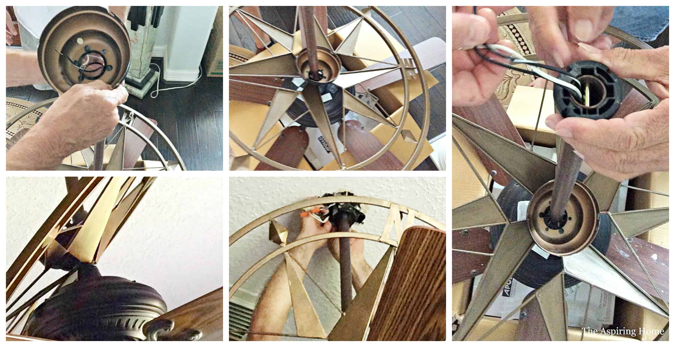 Compass Metal Ceiling Medallion DIY From Wall Art