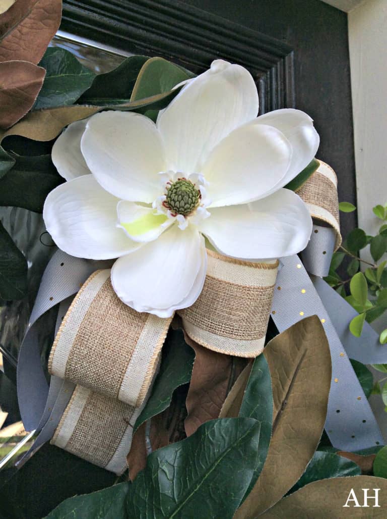 Summer Magnolia Wreath DIY