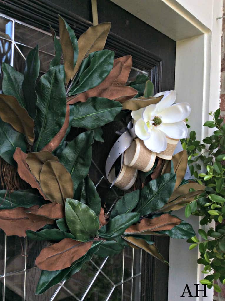 magnolia wreath dIY