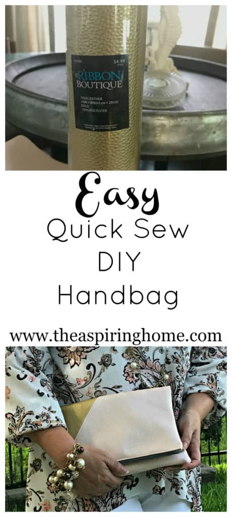 Quick Sew DIY Handbag The Aspiring Home