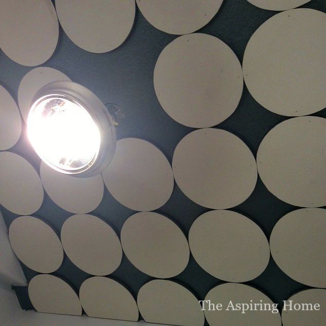 DIY ceiling medallion tiles