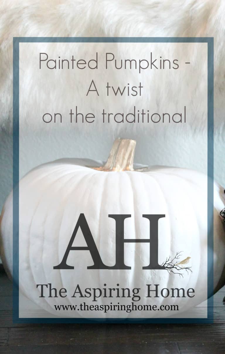 Painting Pumpkins – A twist on the traditional