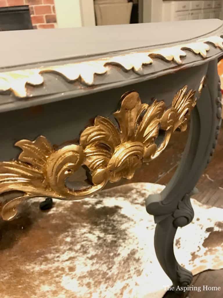 console table makeover