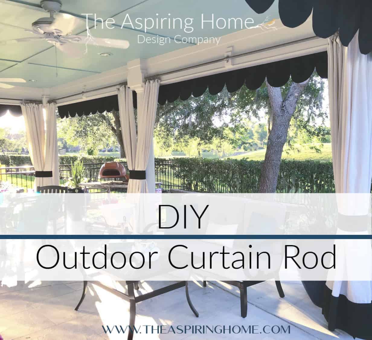 DIY Curtain Rod - Hooks  Unique curtains, Diy curtain rods, Diy curtains