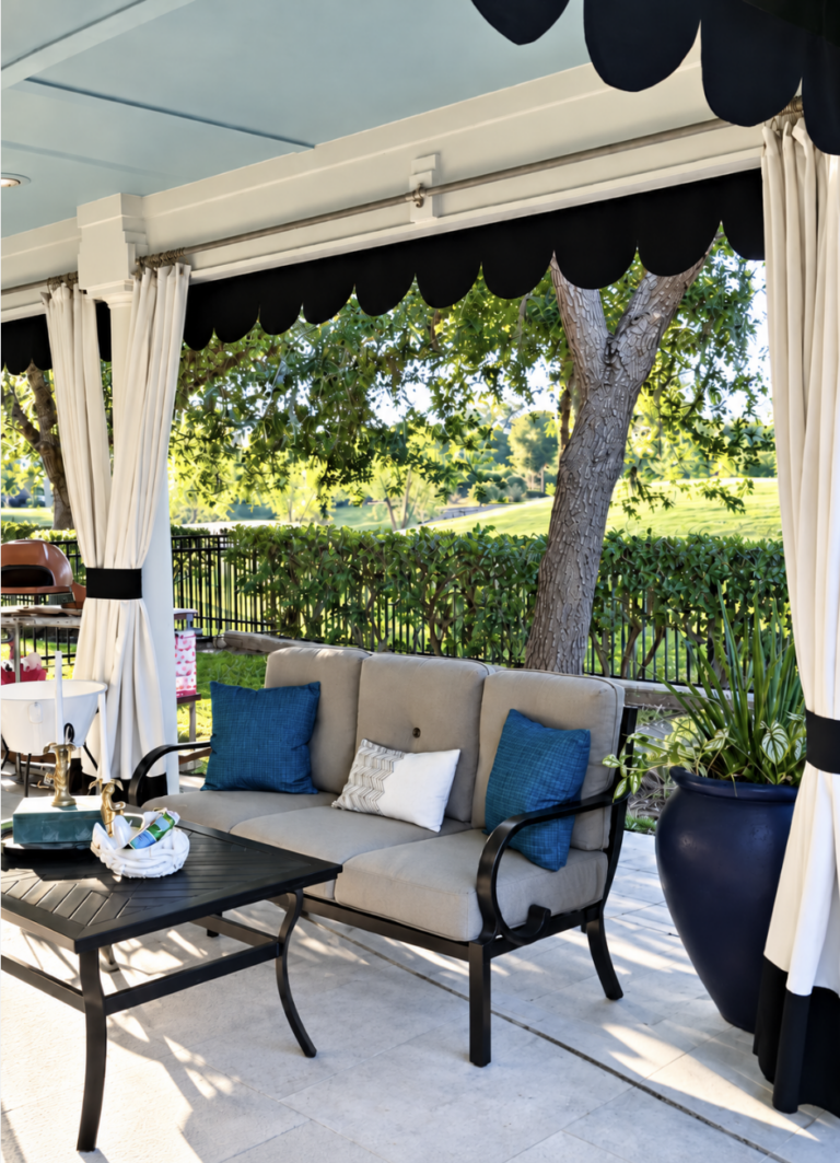 DIY Outdoor Scalloped Valance: The 1950s Pool Club Detail I Had to Have