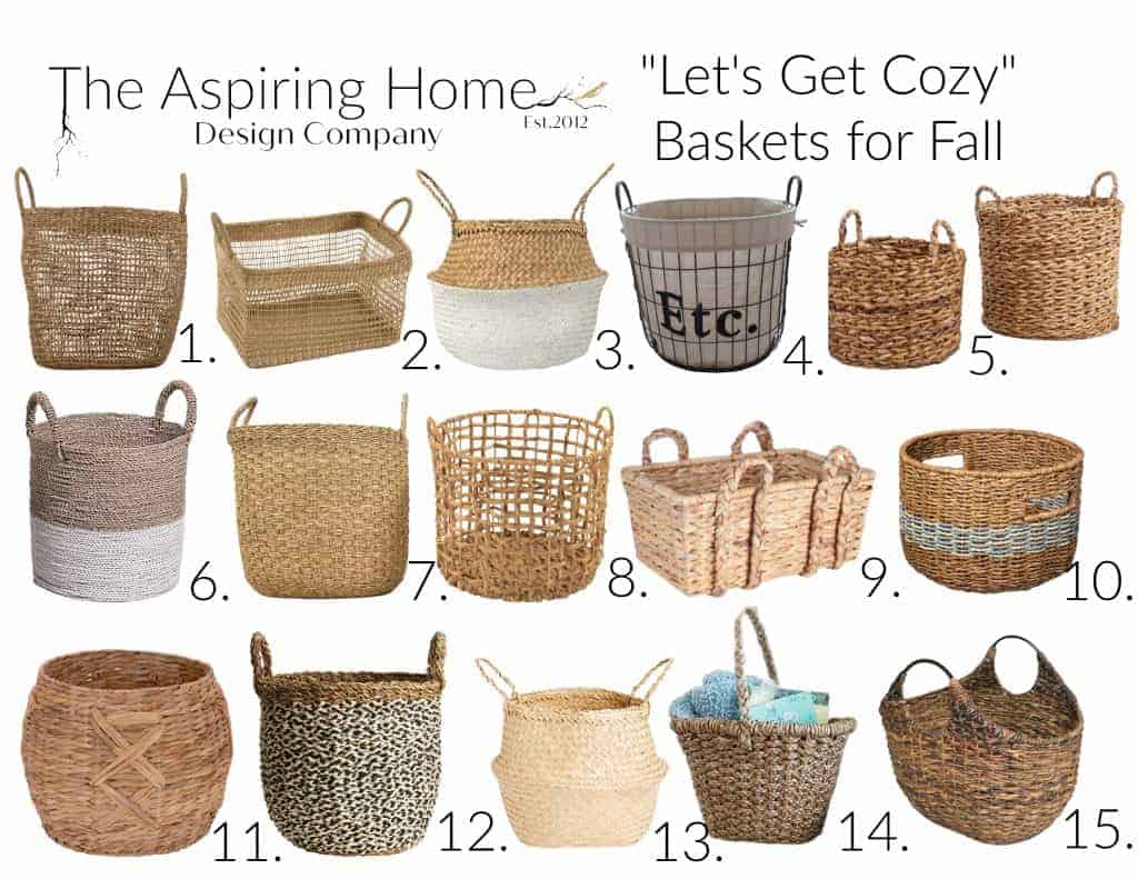 baskets for fall 
