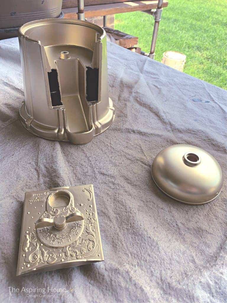 gold spray painted gumboil machine update