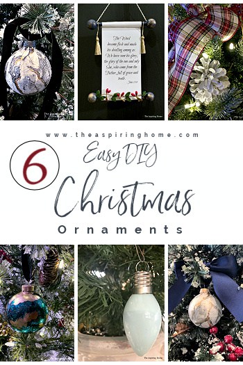 6 Easy DIY Christmas Ornaments