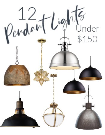 12 Pendant Lights Under $150 Frugal Finds Series