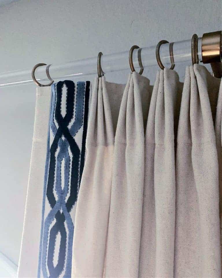 How To Sew Pinch Pleat Drop Cloth Curtains