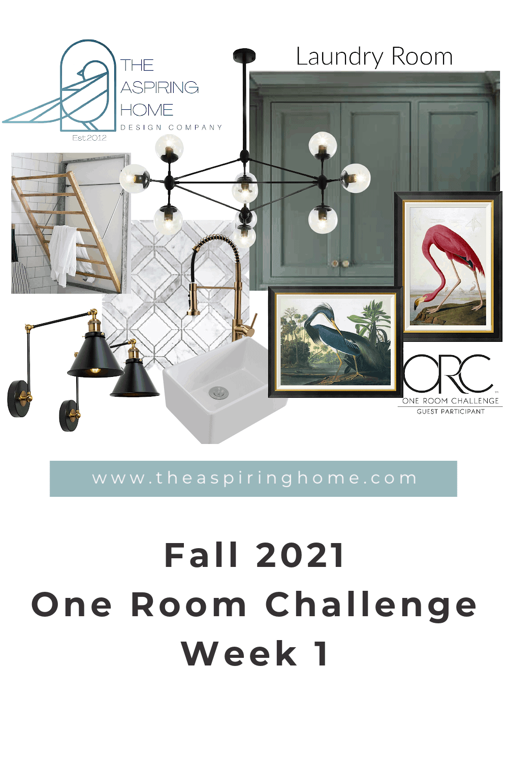 Laundry Room Makeover - ORC Fall 2021 | The Aspiring Home