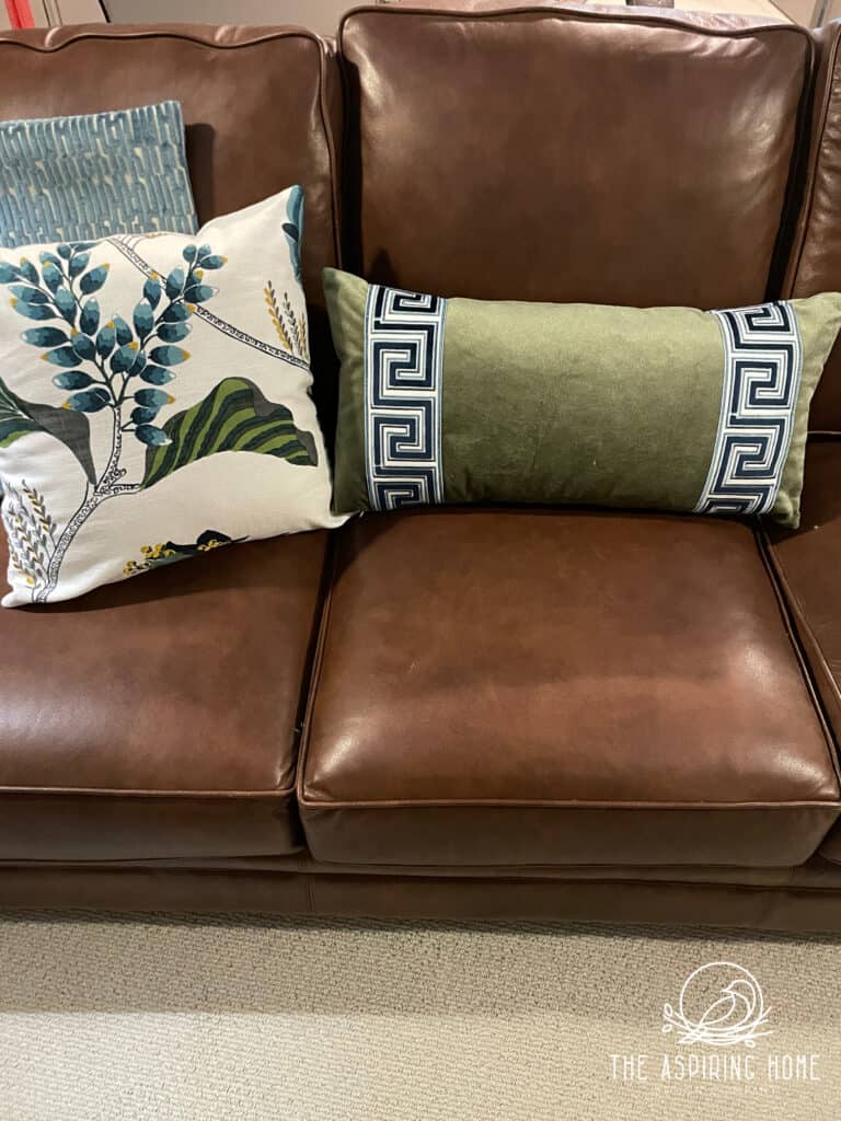 pillows sewn for couch
