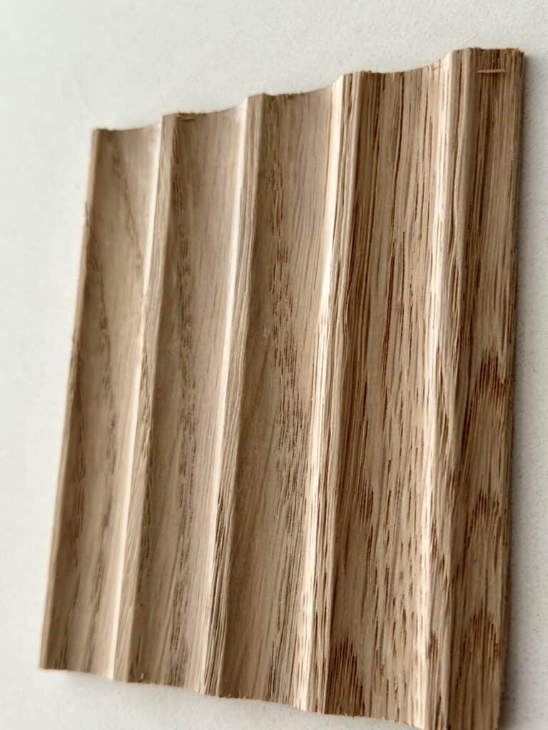Texture of modern tambour fluting
