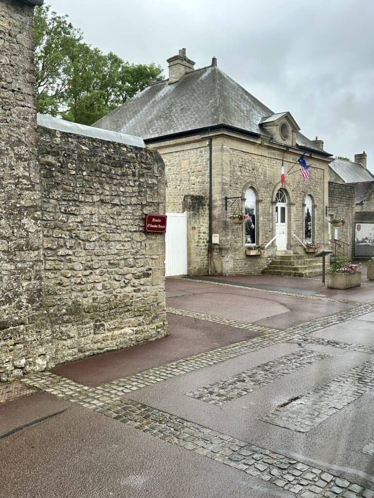 Stone patterned roads in France