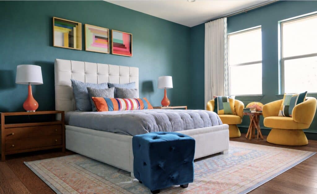 beautiful guest room by the aspiring home interiors